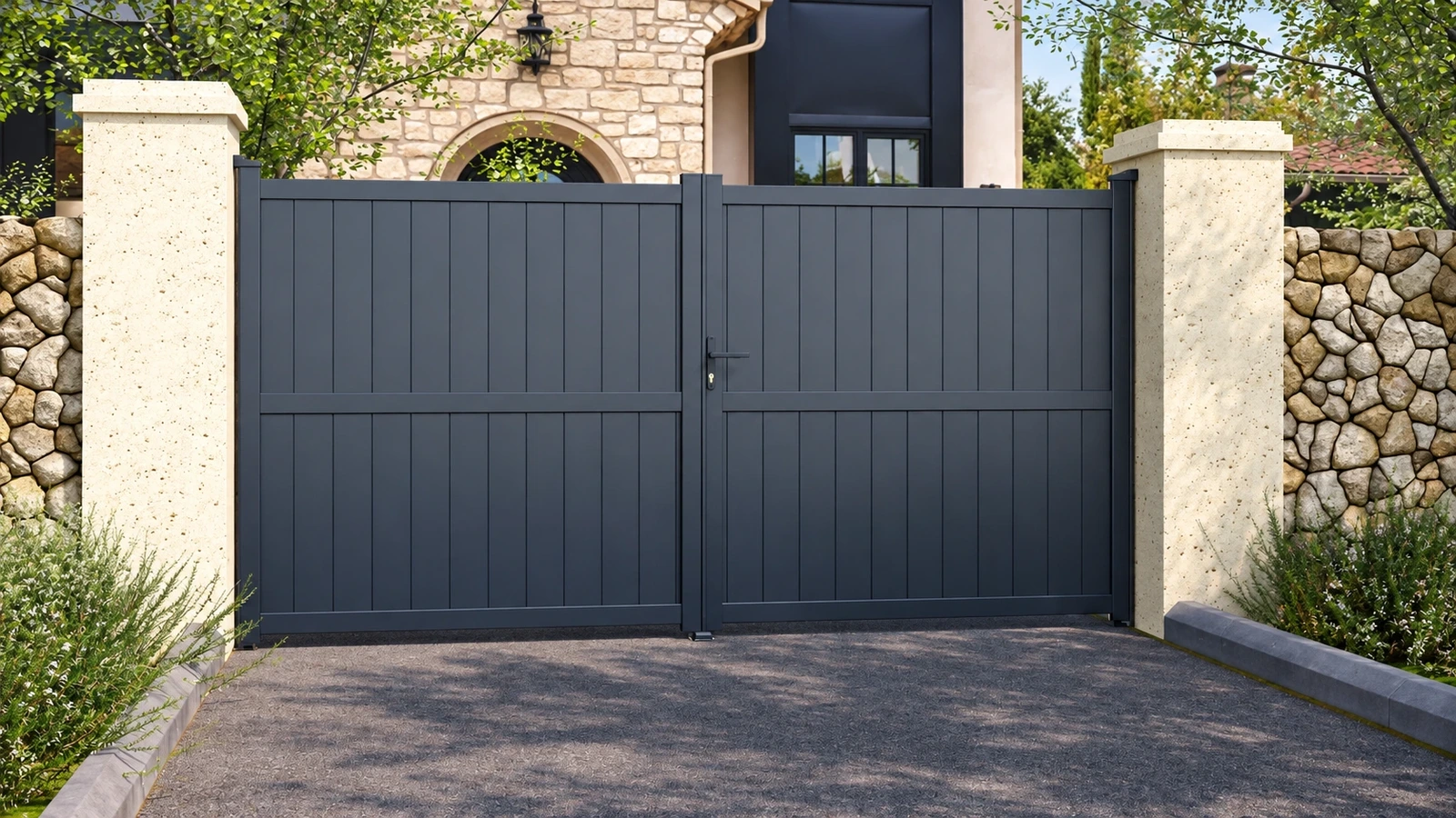 Double Swing Gates